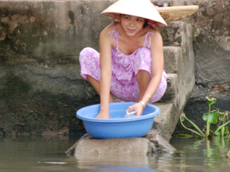 Rondreis Vietnam in twee weken - Een wasje doen