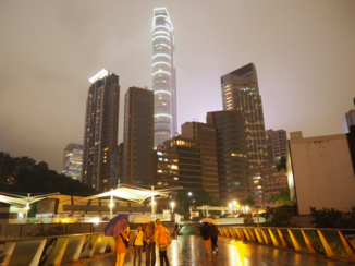 Hong Kong - Genomen vanaf de haven in Hong Kong