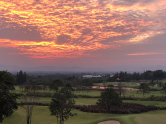 Hua Hin - Sundown over banyan golf course