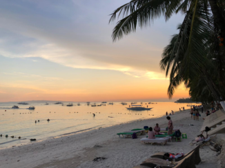Filipijnen - Ondergaande zon op Panglao island
