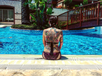 Turkije - Een van de zwembaden van het hotel dit is het relexbad