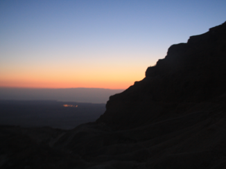Israël - Massada sunrise