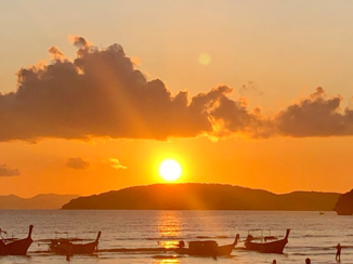 Rondreis Zuid-Thailand - Sunset  Railey Beach