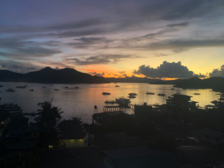 Filipijnen - Coron - zonsondergang vanuit ons hotel