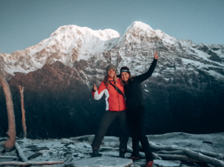 Nepal - Top van Mardi Himal behaald