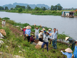 Vietnam - Vietnamese landarbeiders